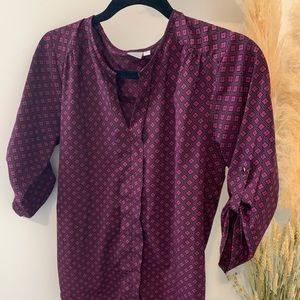 Twik Maroon 3/4 Blouse
